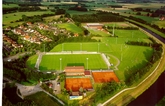 Ein Luftbild vom Hasetal-Stadion